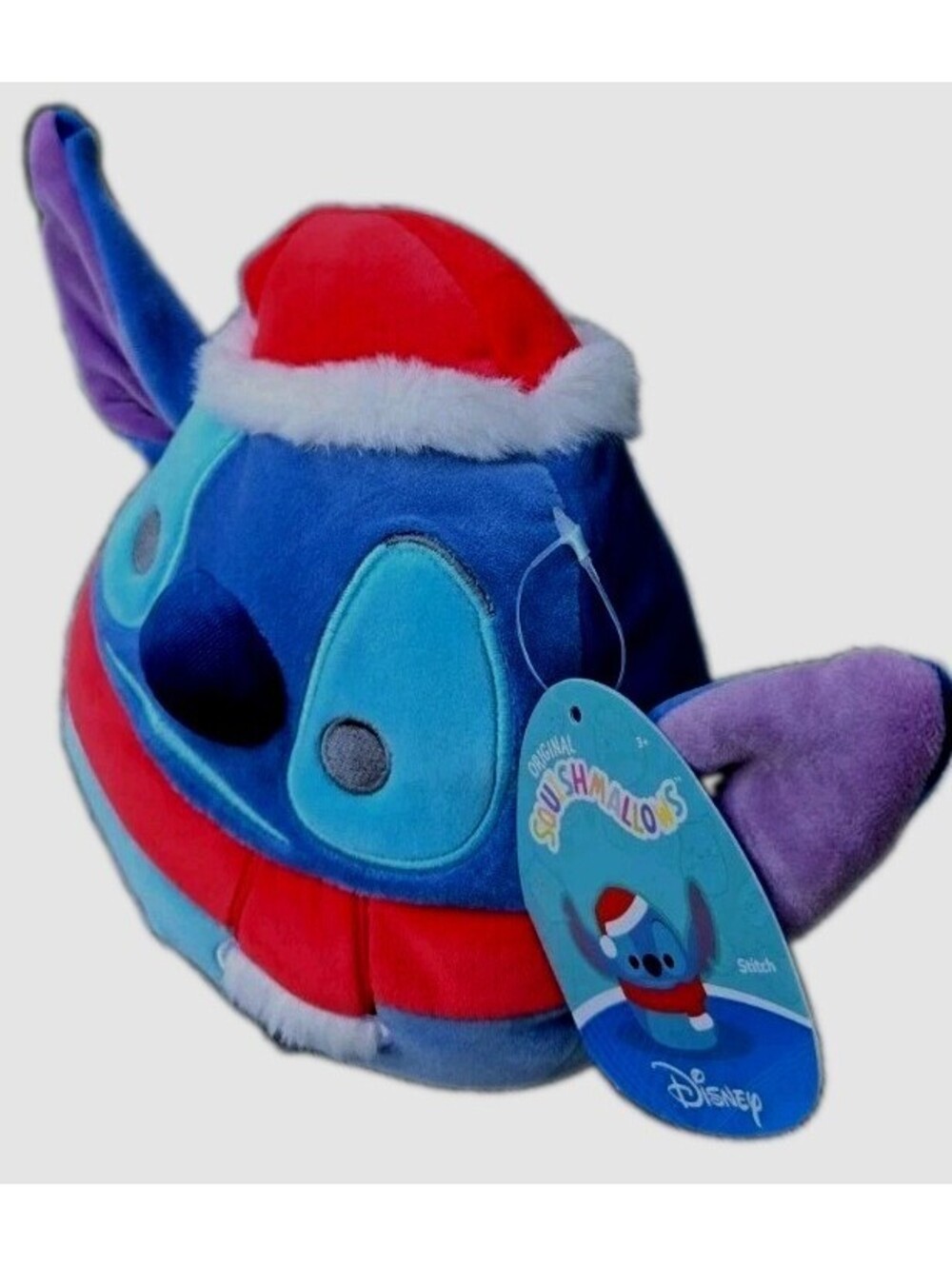 Blue Squishmallows Disney Santa Stitch Plush Toy 8" Stuffed Toy NWT